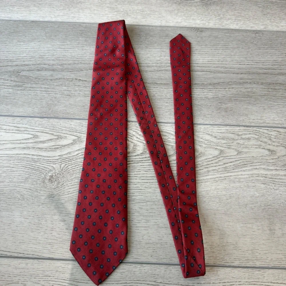 Vintage Centurion San Francisco Silk Tie Repeat Pattern 1960s 70's | 3.25